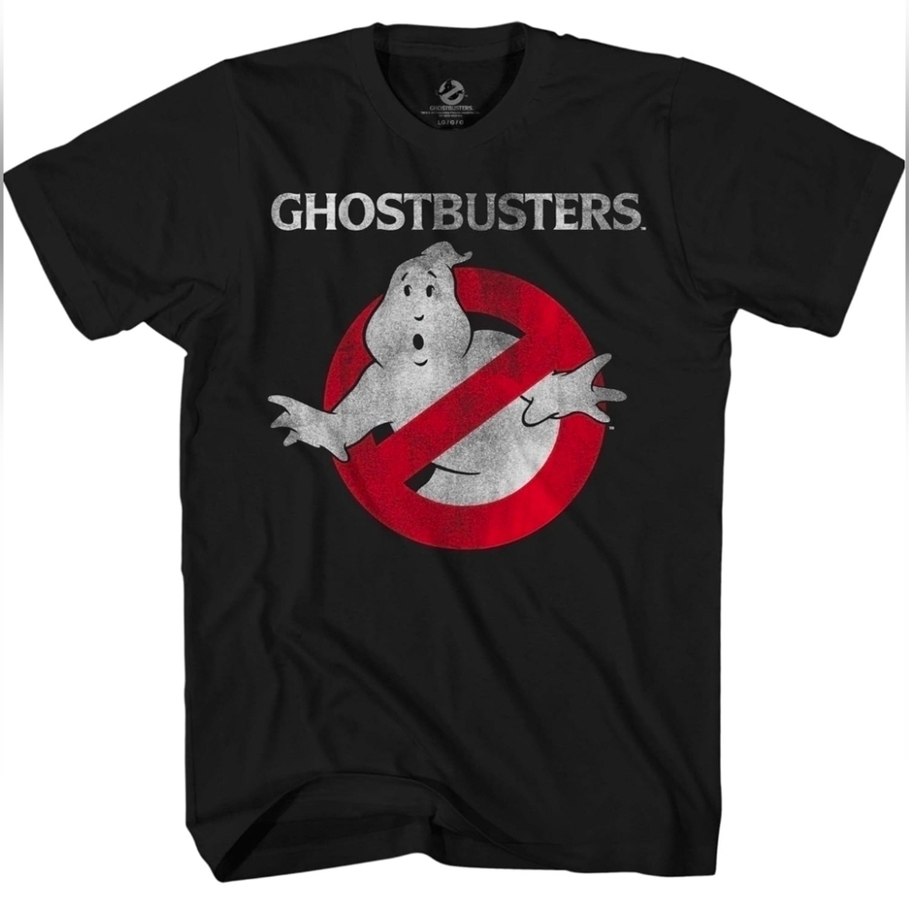 Graphic Men's Ghostbusters Black T-Shirt In Size 2XL, New In Plastic